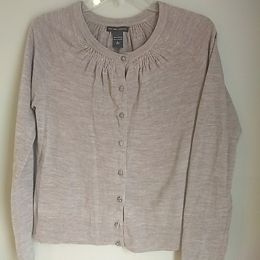 Taupe NY & Co. cardigan
